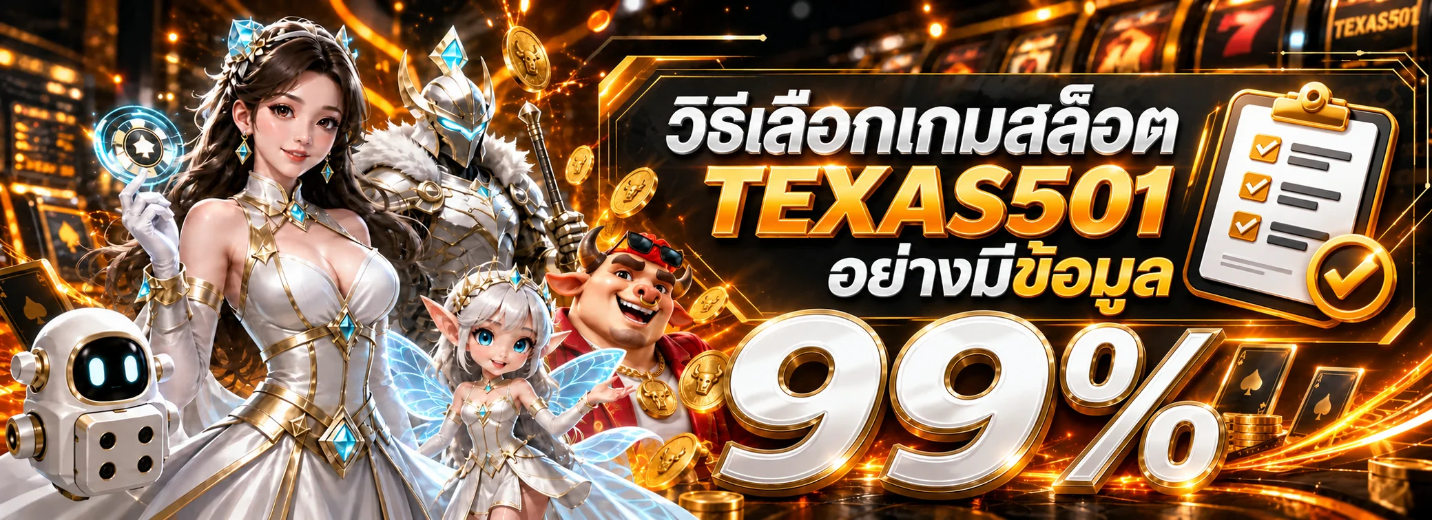 TEXAS501 | วิธีเลือกเกมสล็อตอย่างมีข้อมูล